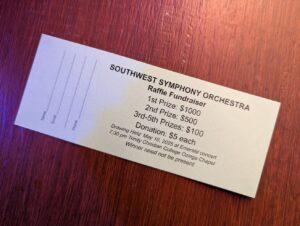 2025 Raffle Ticket